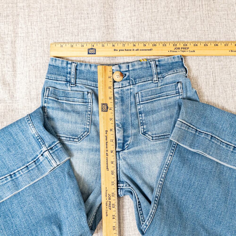 Maeve for Anthropologie The Colette High-Rise Wide Leg Cropped Jeans 27 - Picture 9 of 10